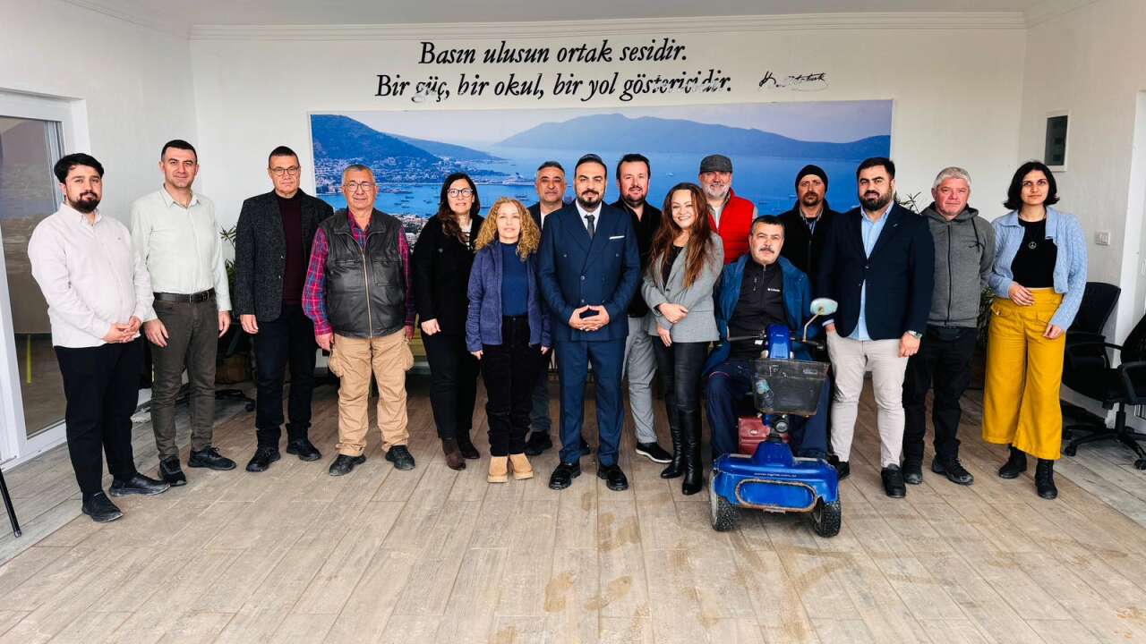 Bodrum Gazeteciler Cemiyeti'nde Eren Ayhan Güven Tazeledi 1